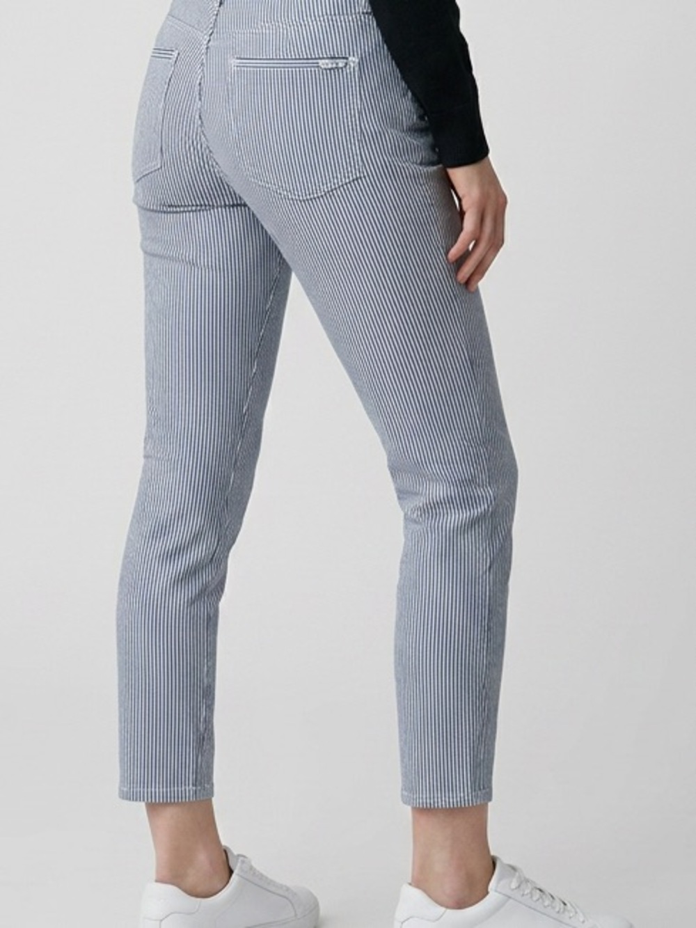 NWT Calvin Klein  Blue and White Pinstripe Casual Pants